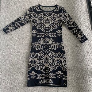 Fitted knit dress